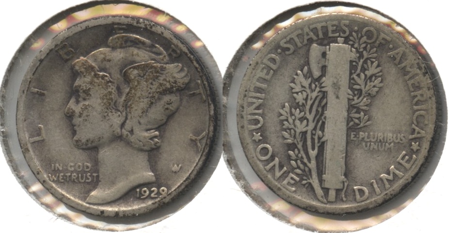 1929 Mercury Dime Good-4 #t