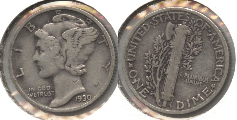 1930 Mercury Dime VG-8 #j