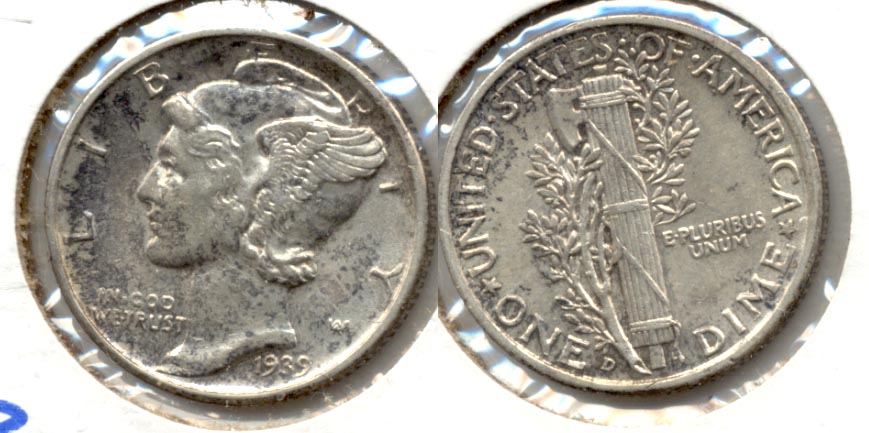 1939-D Mercury Dime MS-63 a