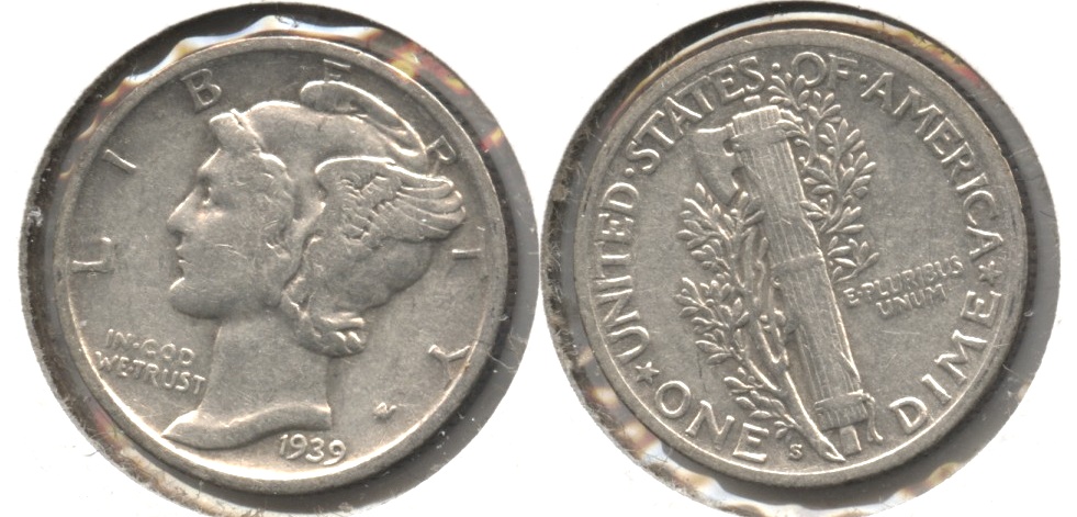 1939-S Mercury Dime Fine-12