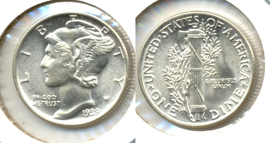 1939 Mercury Dime MS-64 k