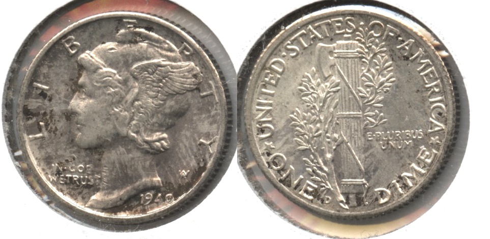1940-D Mercury Dime MS-60 #d