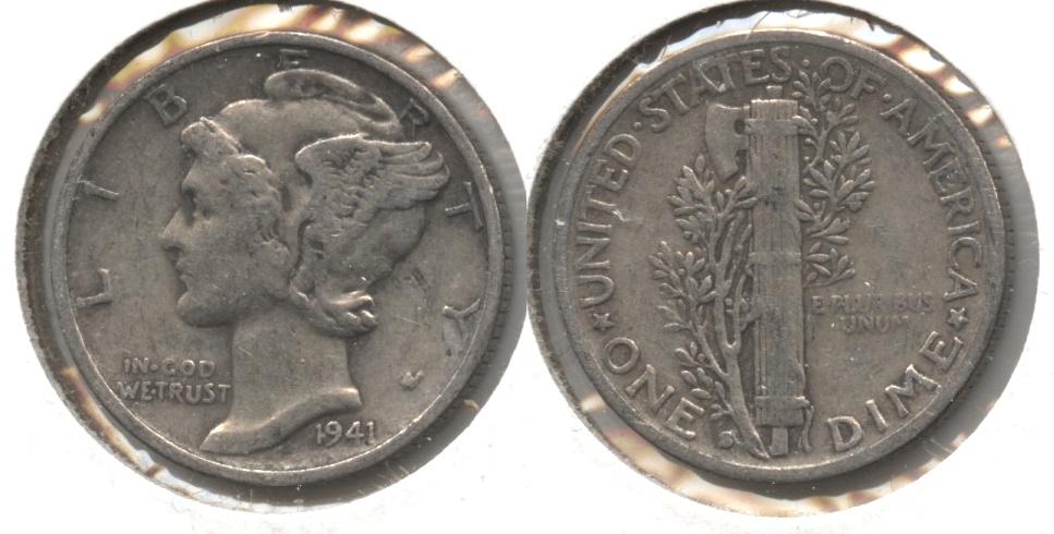 1941-S Mercury Dime Fine-12 #f