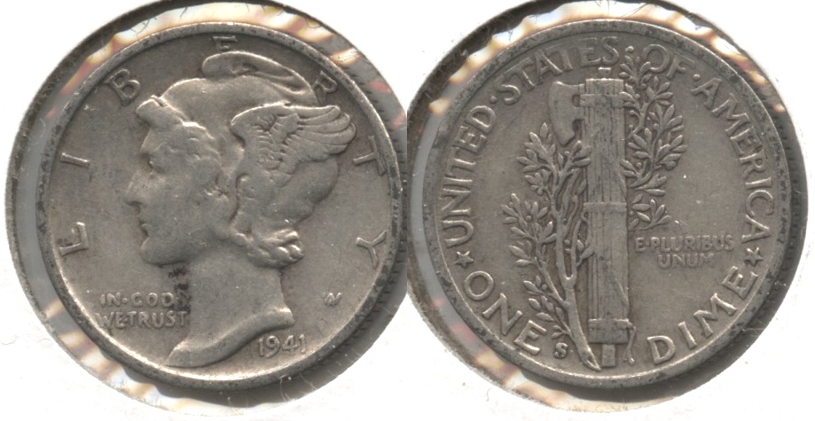 1941-S Mercury Dime Fine-12 #h