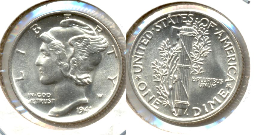 1941 Mercury Dime MS-63 q