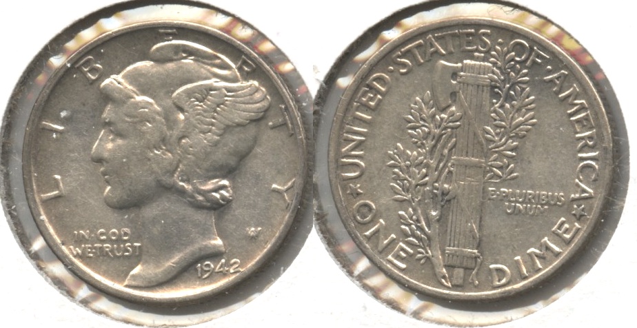 1942 Mercury Dime EF-40 #s