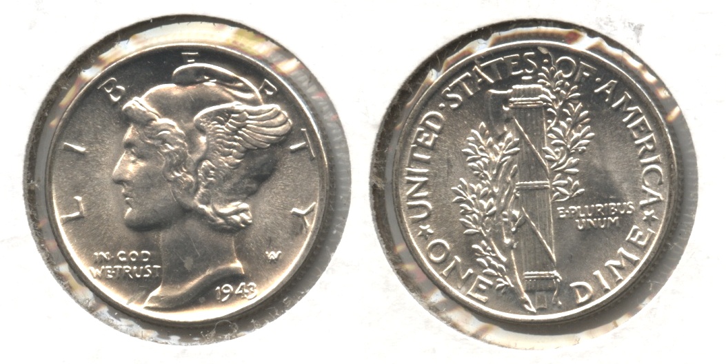 1943 Mercury Dime MS-64 #i