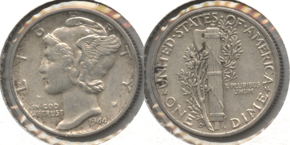 1944-D Mercury Dime EF-40 #b