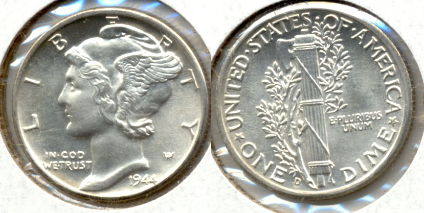 1944-D Mercury Dime MS-63