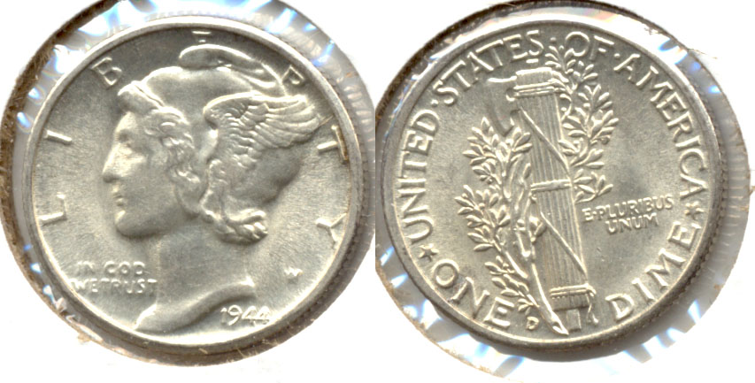 1944-D Mercury Dime MS-63 k