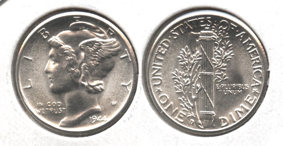 1944-D Mercury Dime MS-64