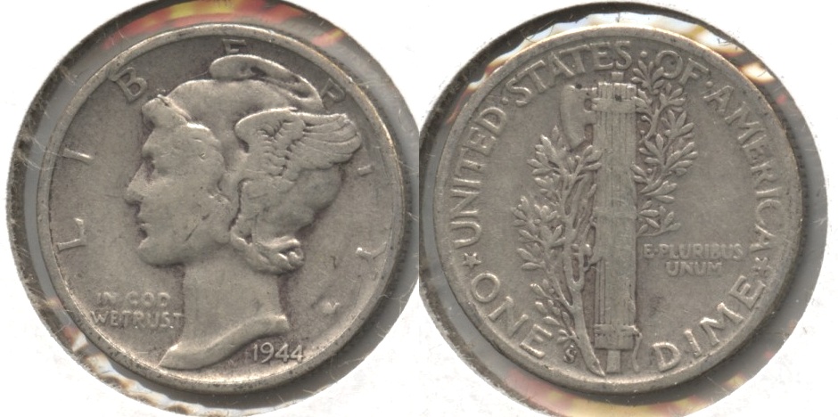 1944-S Mercury Dime Fine-12 #c