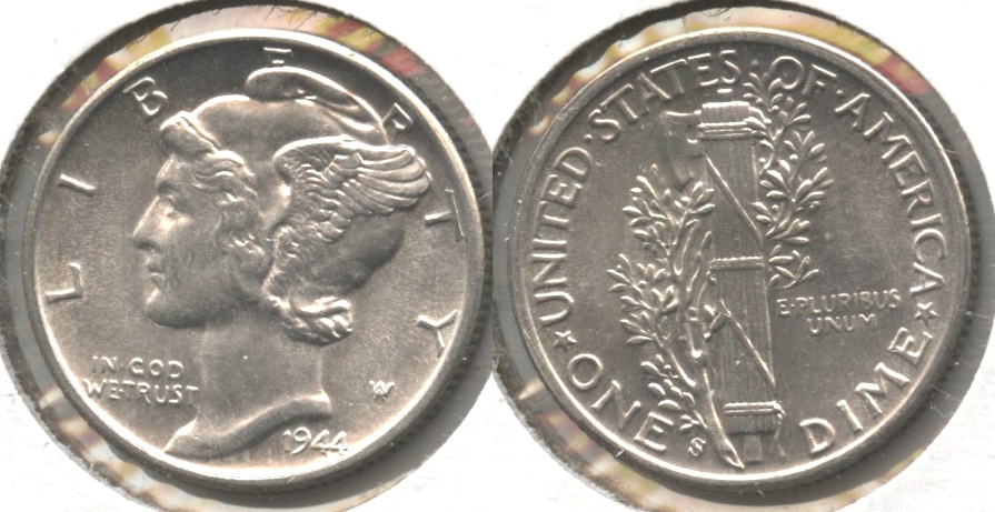1944-S Mercury Dime MS-60 #j