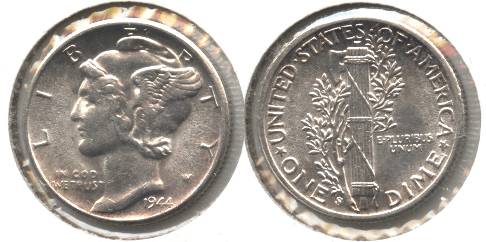 1944-S Mercury Dime MS-63 #q