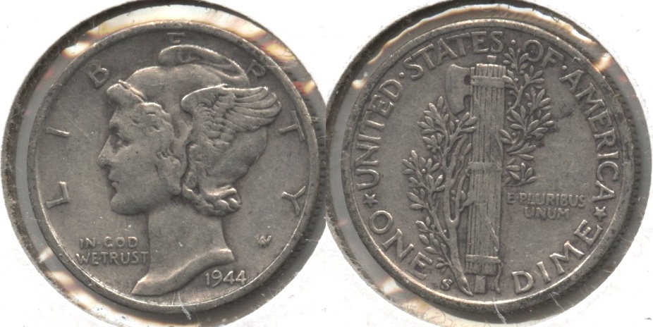 1944-S Mercury Dime VF-20 #