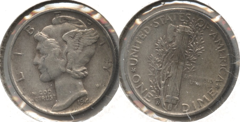 1944-S Mercury Dime VF-20 #i