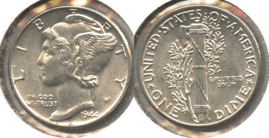 1944 Mercury Dime AU-55 #g