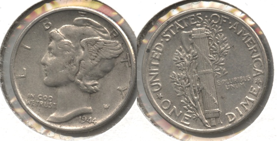 1944 Mercury Dime EF-40 #t