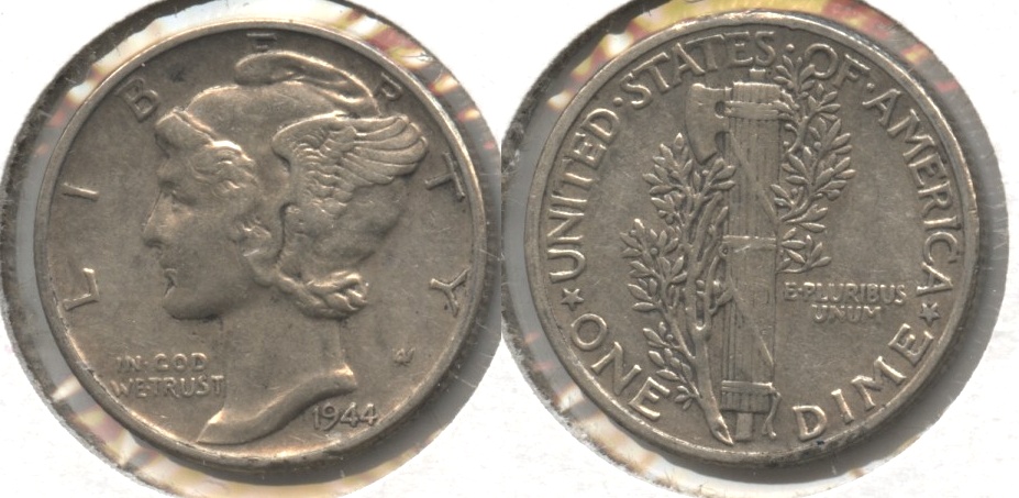 1944 Mercury Dime EF-40 #x