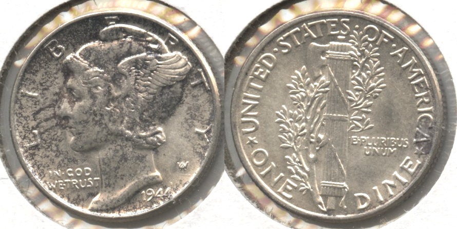 1944 Mercury Dime MS-60