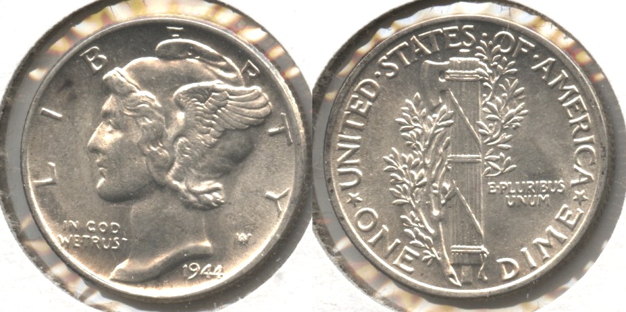 1944 Mercury Dime MS-60 #ah
