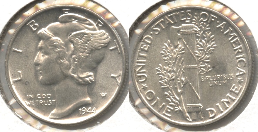 1944 Mercury Dime MS-60 #t