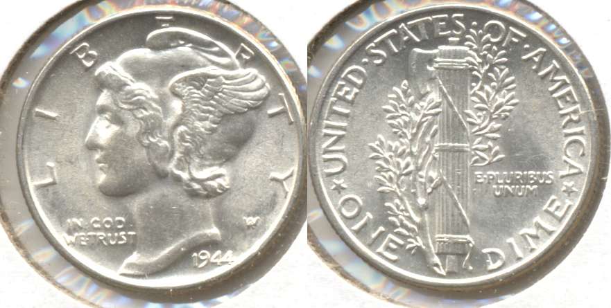 1944 Mercury Dime MS-63 al