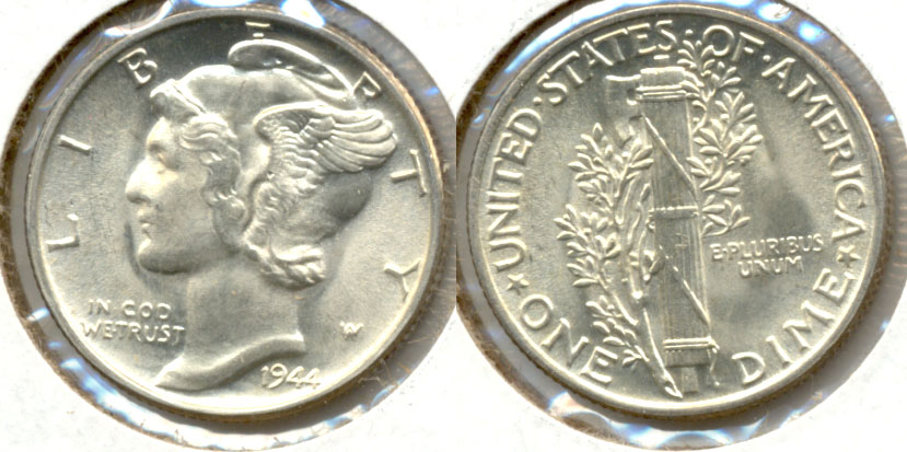 1944 Mercury Dime MS-63 u