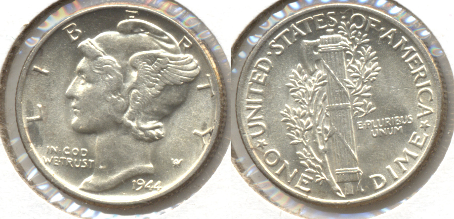 1944 Mercury Dime MS-64 a