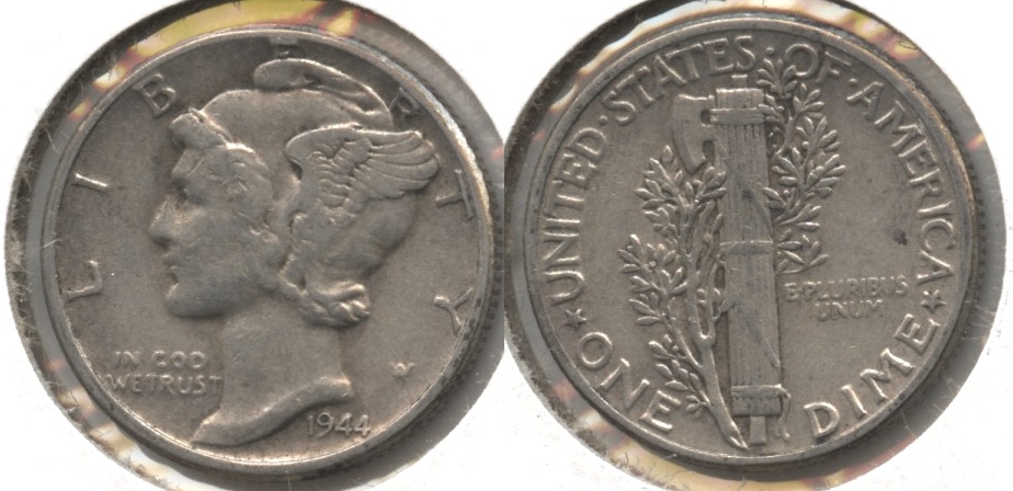 1944 Mercury Dime VF-20 #b