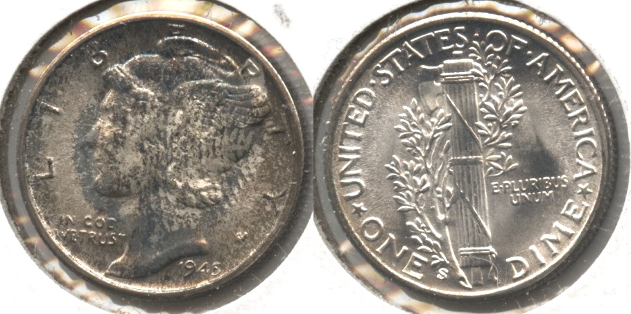 1945-S Mercury Dime MS-63