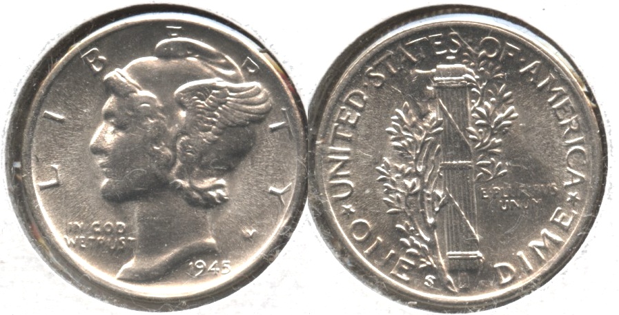 1945-S Mercury Dime MS-63 #ar