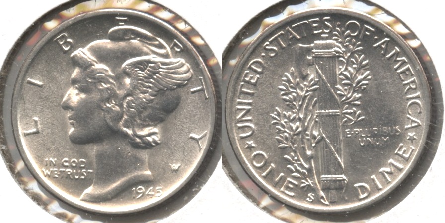 1945-S Mercury Dime MS-63 #c