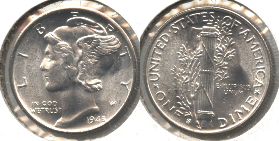 1945-S Mercury Dime MS-63 #o