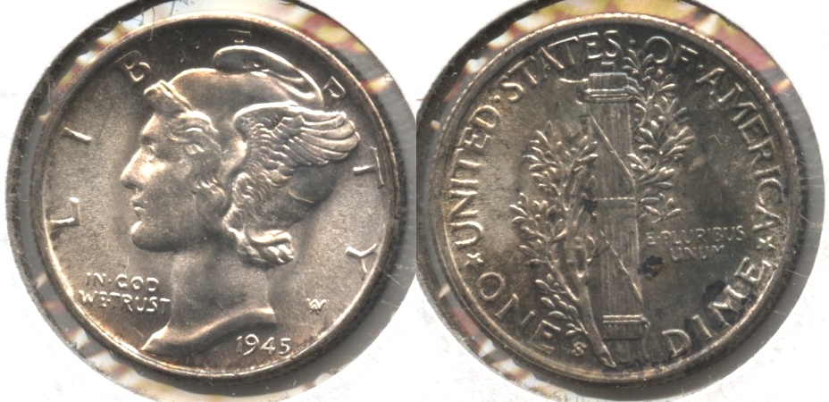 1945-S Mercury Dime MS-63 #t
