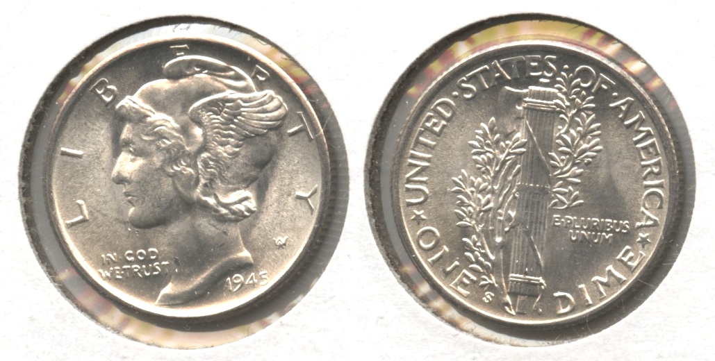 1945-S Mercury Dime MS-64 #p
