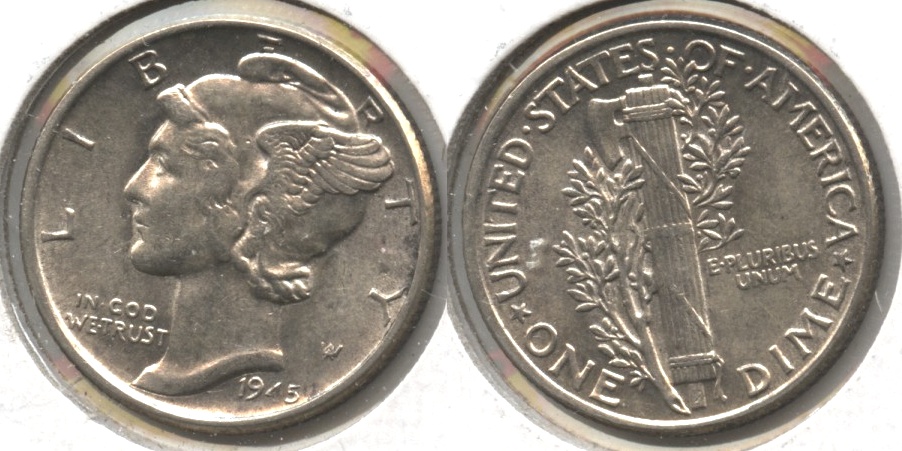 1945 Mercury Dime MS-60 #o
