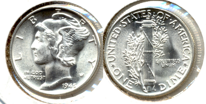 1945 Mercury Dime MS-64 g