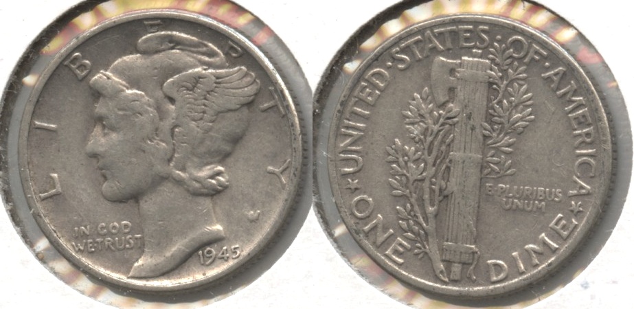 1945 Mercury Dime VF-20 #a