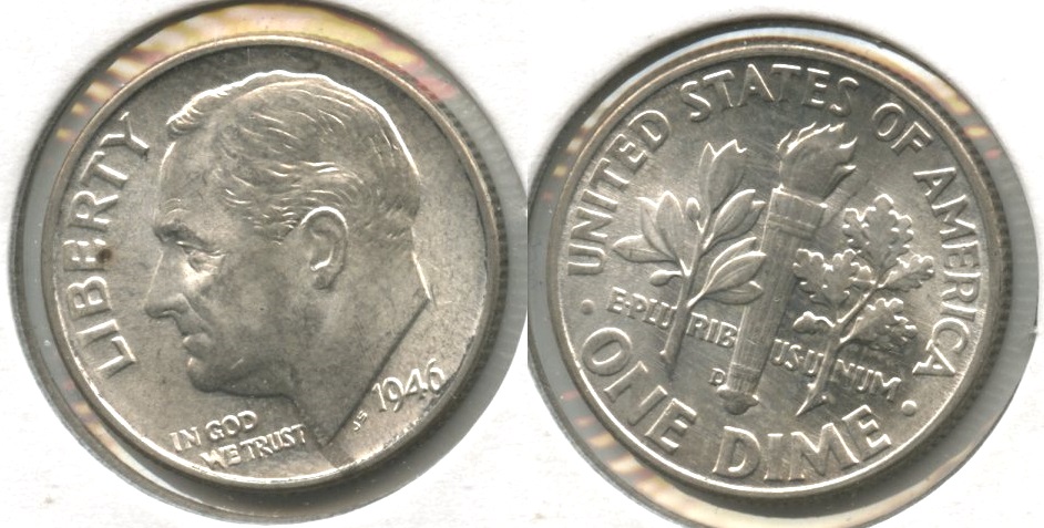 1946-D Roosevelt Dime MS-63 #j