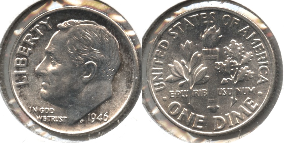 1946 Roosevelt Dime MS-64 #g