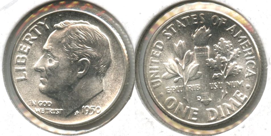 1950-D Roosevelt Dime MS-64 #w