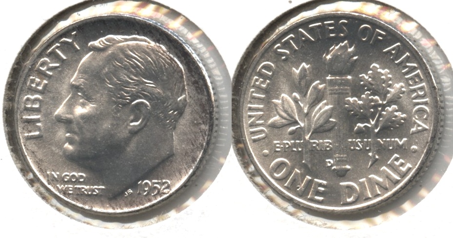 1952-D Roosevelt Dime MS-64 #d