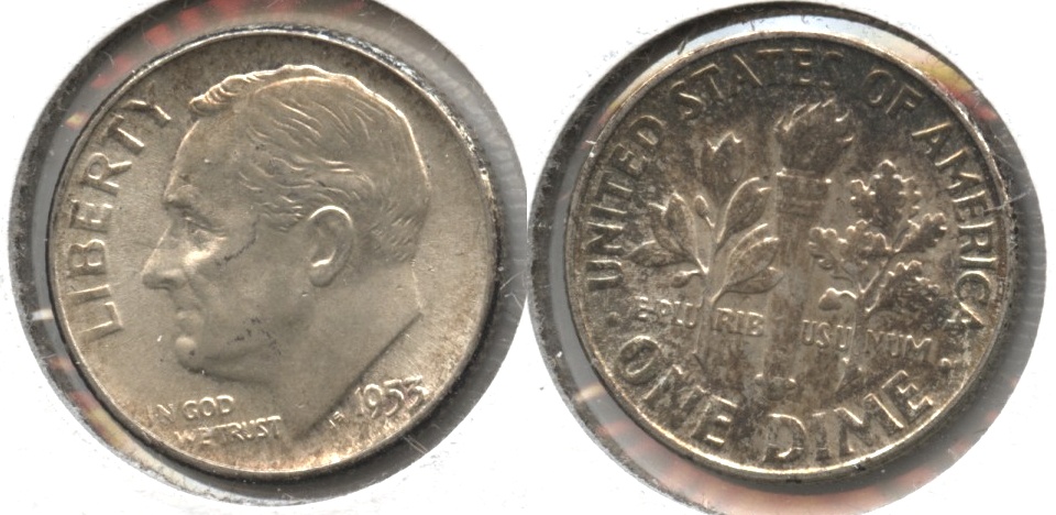 1953 Roosevelt Dime MS-63