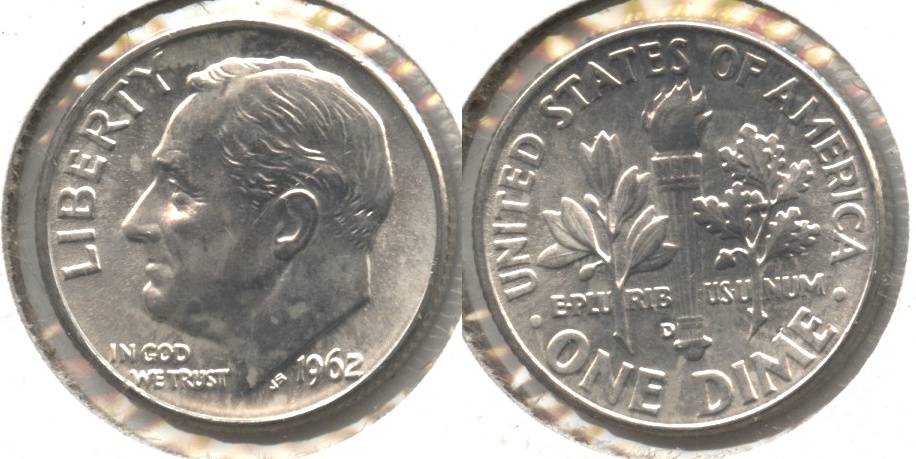 1962-D Roosevelt Dime MS-63