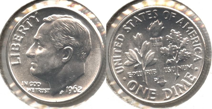 1962-D Roosevelt Dime MS-63 #i