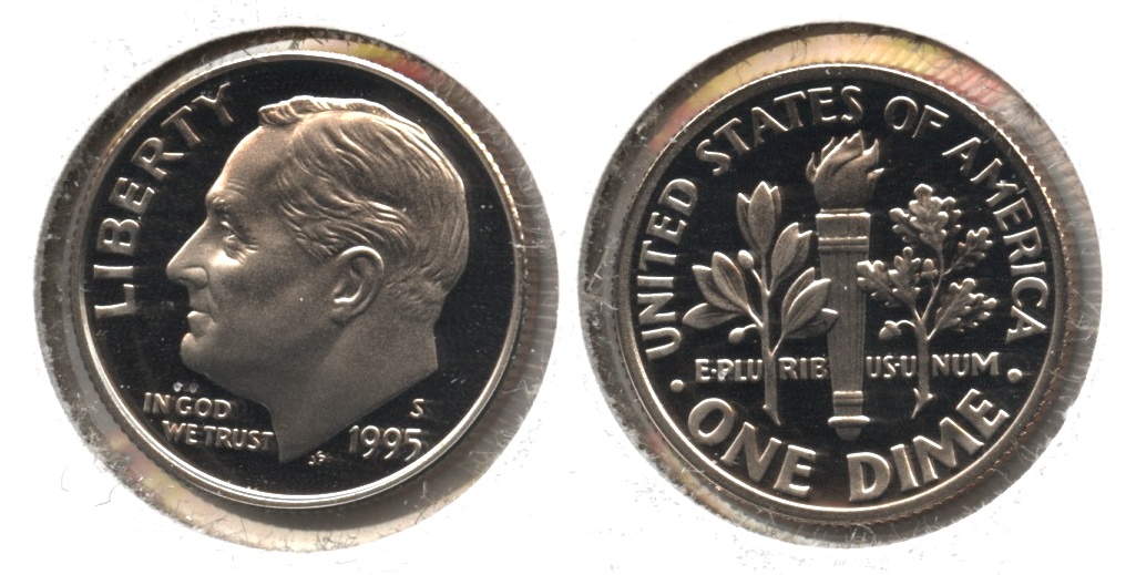 1995-S Roosevelt Dime Silver Proof