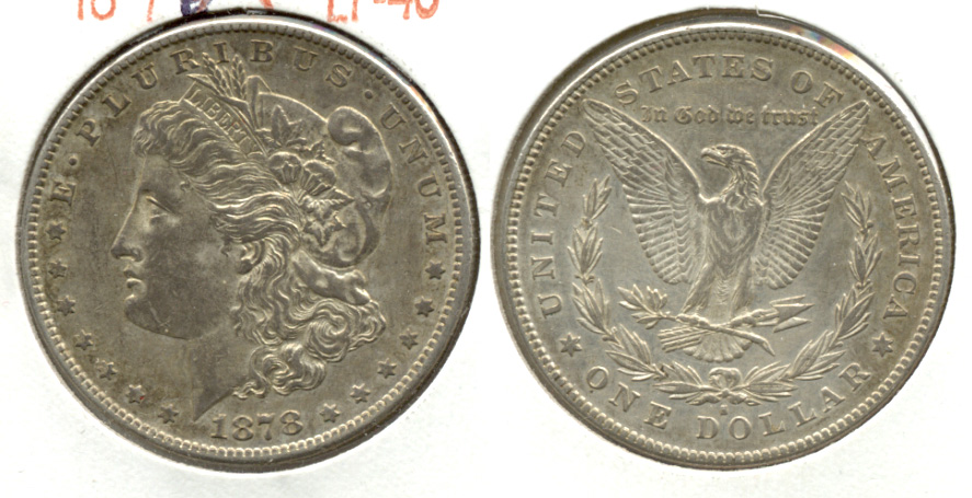 1878-S Morgan Silver Dollar EF-40 a