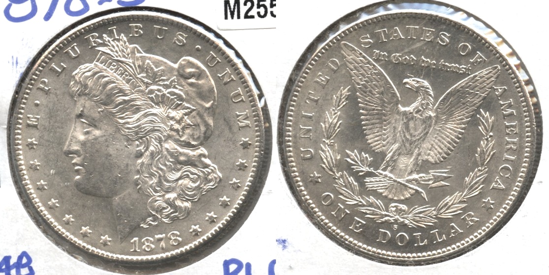 1878-S Morgan Silver Dollar MS-60 #q