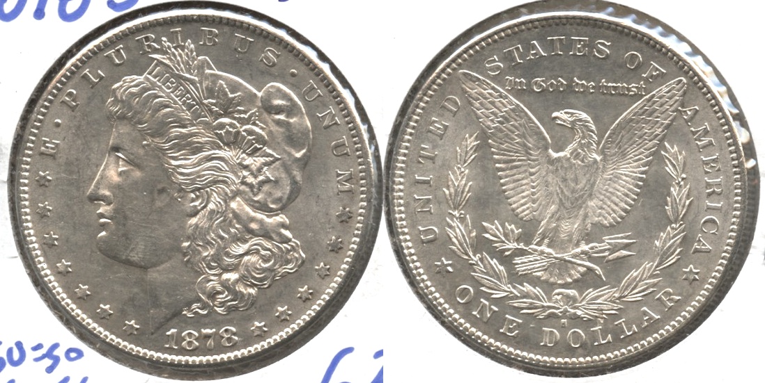 1878-S Morgan Silver Dollar MS-63 #k